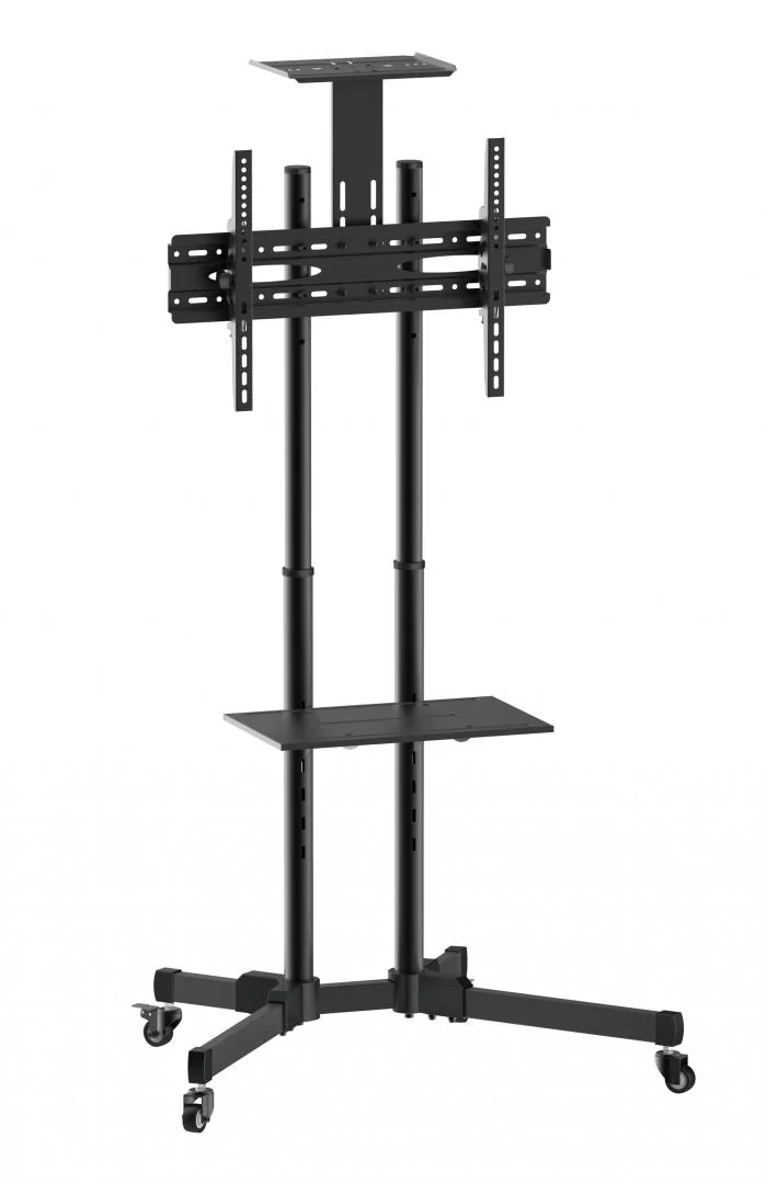 Stand TV mobil Akai 37"-70", inclinatie +10/-10°, VESA 600x400, 50kg, negru