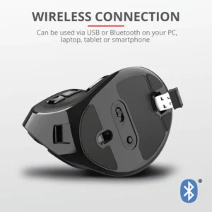 Mouse Wireless Trust Voxx, 2400 dpi, Negru