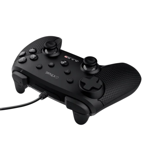 Controller cu fir Trust GXT 541 Muta, material ABS, lungime cablu 300cm, 15 butoane, compatibil cu pc, consola gaming, laptop, negru