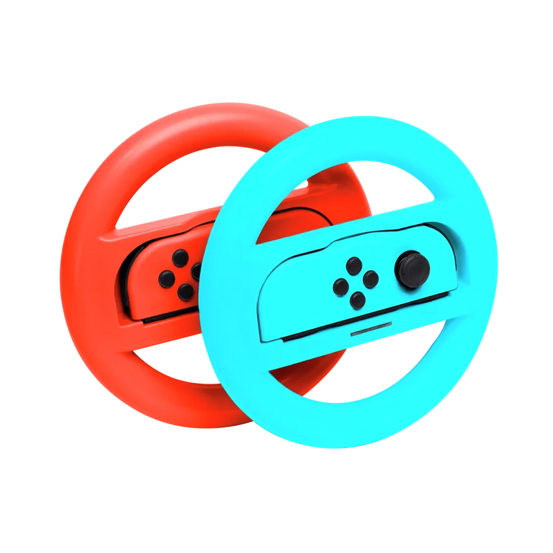 Pachet accesorii Trust pentru conosola Nintendo Switch, pachetul contine: husa de transport, 2 x prinderi Joy-Con, 2 x volan, sticla securizata pentru Switch, sticla securizata pentru Switch OLED, stand de incarcare, cablu USB-C-A, manual de utilizator