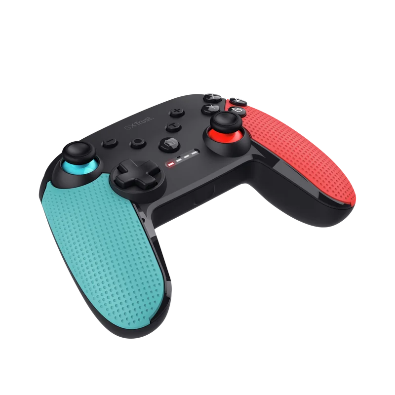 TR-25427_02 Controller wireless Trust Muta pentru consola Nintendo Switch, 15 butoane, controale: A, B, X, Y, L1, L2, L3, R1, R2, R3, reset, 8-way, start, select, d-input, multicolor