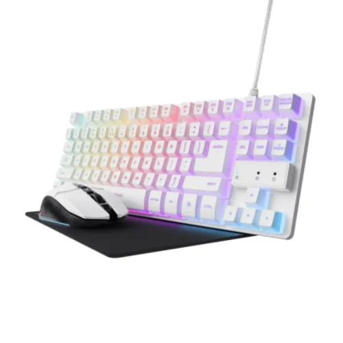 Tastatura Trust GXT 794W, Wireless, Alb