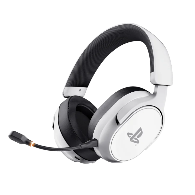 Casti Gaming Head-band Trust GXT 499 Forta, Wireless/Wired, Alb