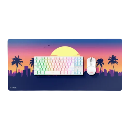 Tastatura Mecanica Trust GXT 882, RGB, Wireless, Alb