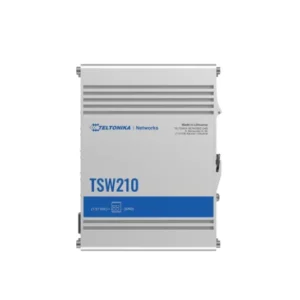 TELTONIKA INDUSTRIAL 8PORT UNMANAGED SWITCH TSW210, Interfata: 8 x ETH ports, 10/100/1000 Mbps, supports auto MDI/MDIX crossover, 2 x SFP ports, Standarde retea: 802.3i, 802.3u, 802.3ab, 802.3x, 802.3az, 802.3ad, Latime banda: 20 Gbps, Carcasa aluminiu, Dimensiuni: 132 x 44.2 x 95.1 mm, Greutate