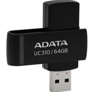 Memorie USB ADATA UC310 64 GB, USB 3.2, Negru