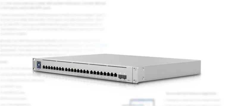 Switch Ubiquiti UniFi USW-ENTERPRISE-24-POE, 24 port, 100/1000/2500 Mbps