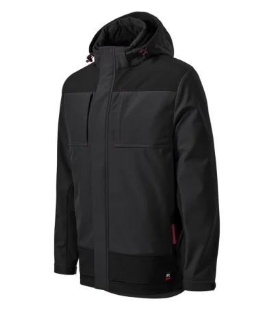 Jachetă softshell de iarnă pentru bărbaţi VERTEX W55 - ebony gray
