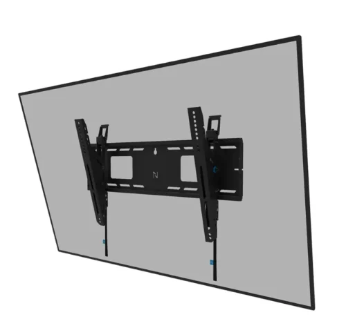 Suport perete Neomounts heavy duty, pentru display-uri interactive si ecrane grele de pana la 42-86", sistem de prindere VESA 600x400, greutate maxima suportata 125kg, fix, distanta fata de perete 4.2cm, cu sistem ce permite prinderea/desprinderea usoara a display-ului, securizabil cu lacat (nu este