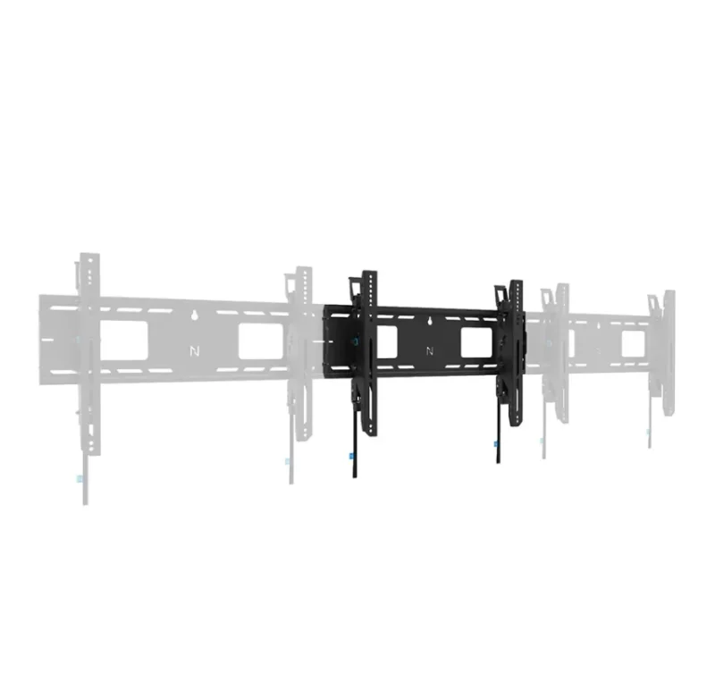 WL30-750BL16_02 Suport perete Neomounts heavy duty, pentru display-uri interactive si ecrane grele de pana la 42-86", sistem de prindere VESA 600x400, greutate maxima suportata 125kg, fix, distanta fata de perete 4.2cm, cu sistem ce permite prinderea/desprinderea usoara a display-ului, securizabil cu lacat (nu este