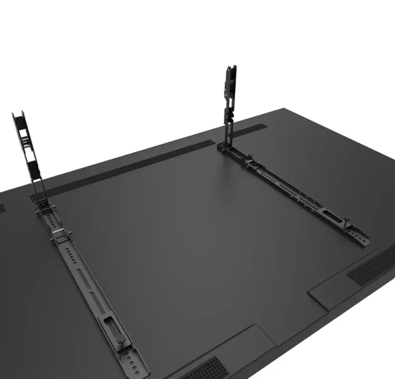 WL30-750BL18_03 Suport perete Neomounts heavy duty, pentru display-uri interactive si ecrane grele de pana la 43-98", sistem de prindere VESA 800x400, greutate maxima suportata 125kg, fix, distanta fata de perete 4.2cm, cu sistem ce permite prinderea/desprinderea usoara a display-ului, securizabil cu lacat (nu este