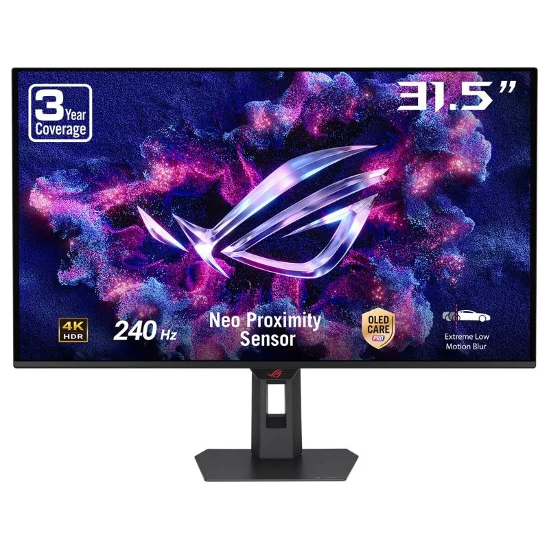XG32UQDMS_01 Monitor Gaming ASUS ROG Strix OLED XG32UQDMS, 31.5", 3840 x 2160 pixeli, Black, 3 ani Garantie