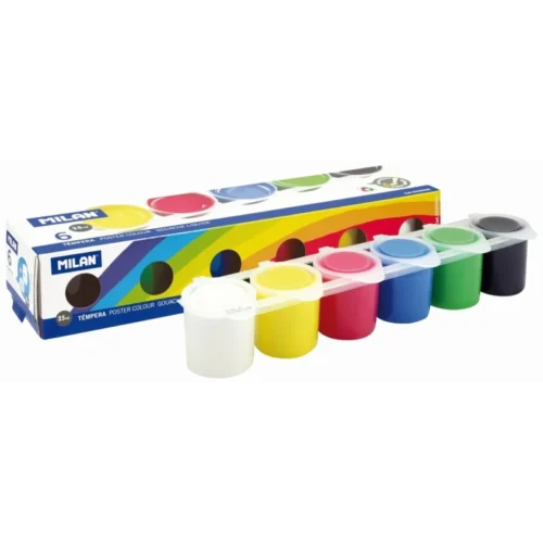 TEMPERA 6 CULORI 25ML/CULOARE TEMPERA 6 CULORI 25ML/CULOARE