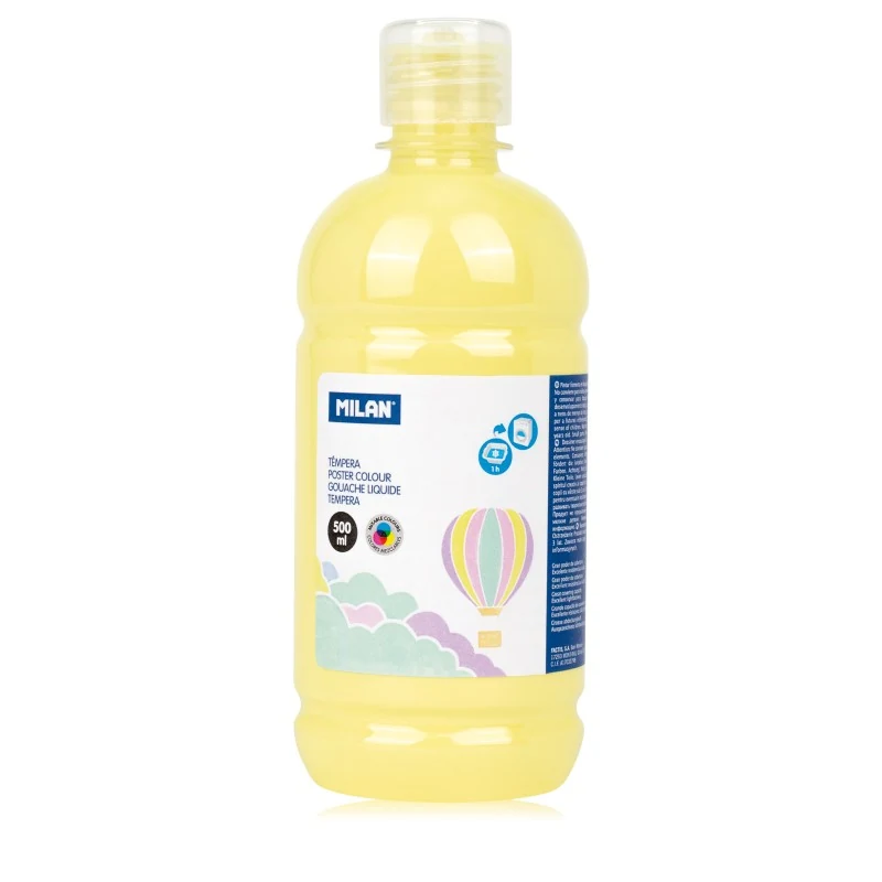 TEMPERA 500 ML MILAN GALBEN PASTEL
