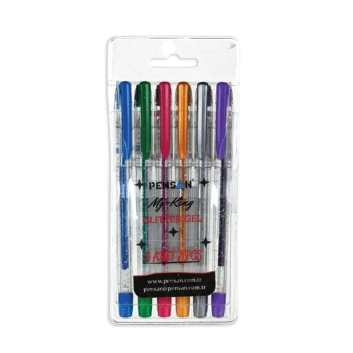 PIX PENSAN GEL MY KING GLITTER SET 6 PIX PENSAN GEL MY KING GLITTER SET 6