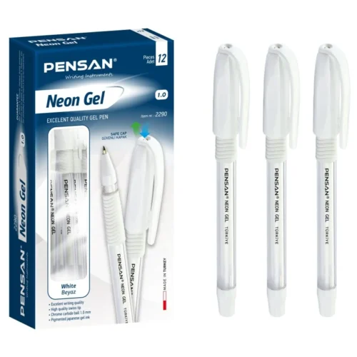 PIX PENSAN GEL NEON ALB PIX PENSAN GEL NEON ALB