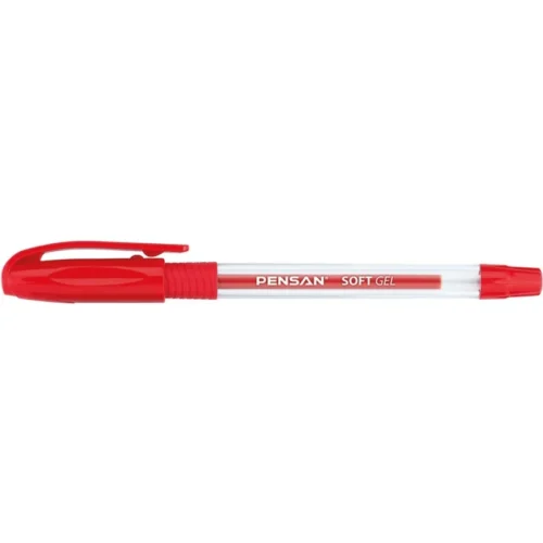 PIX PENSAN SOFT GEL FINE 0.5MM ROSU PIX PENSAN SOFT GEL FINE 0.5MM ROSU