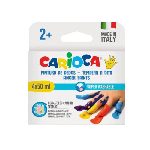 ACUARELE FINGER 4X50 ML CARIOCA BABY ACUARELE FINGER 4X50 ML CARIOCA BABY