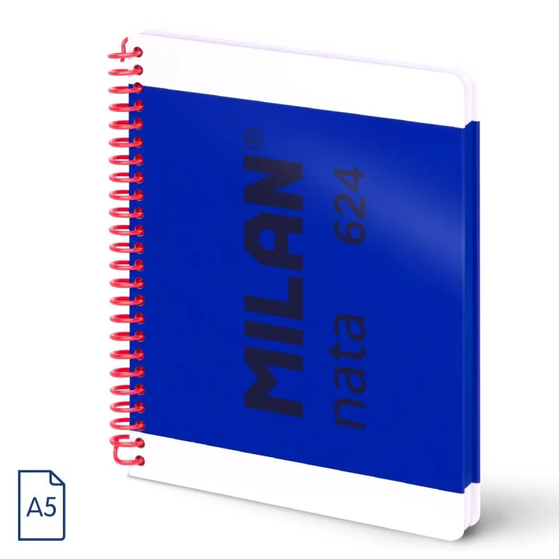 CAIET A5 80 FILE DR SPIRA MILAN ALBASTRU NATA 57052E80B