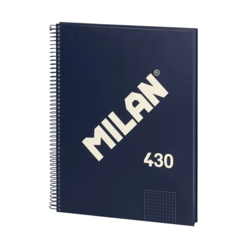 CAIET A4 80 FILE AR SPIRA MILAN ALBASTRU
