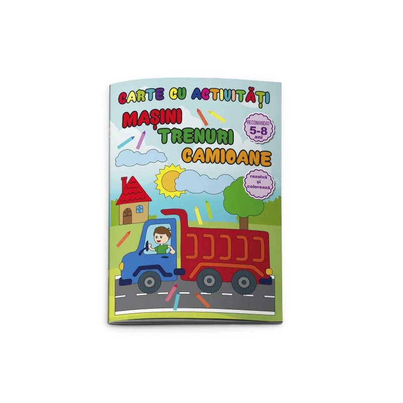 CARTE COLORAT MASINI TRENURI CAMIOANE 771197 CARTE COLORAT MASINI TRENURI CAMIOANE 771197
