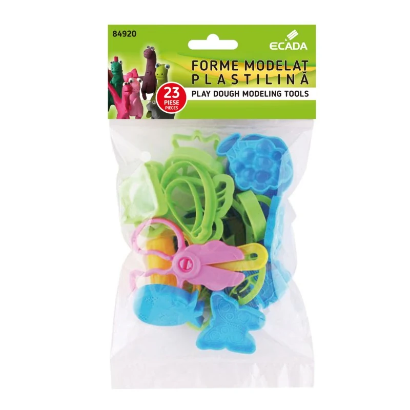 FORME MODELAT PLASTILINA 23 PIESE ECADA
