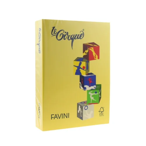 HARTIE A3 COLORATA 80G/MP 200 GALBEN INCHIS FAVINI