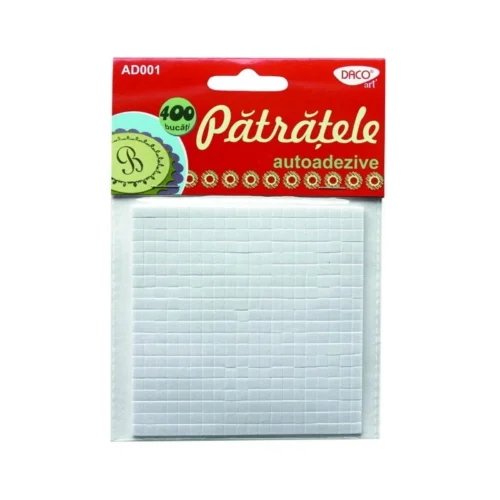ACCESORII CRAFT - AD001 PATRATELE AUTOADEZIVE