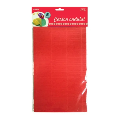 CARTON ONDULAT A4 5COLI 5CULORI AD028