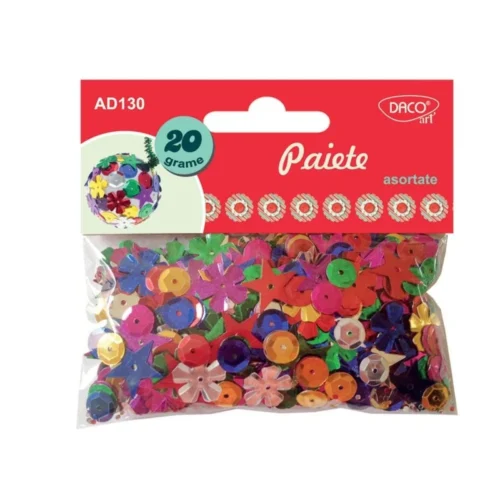 ACCESORII CRAFT - AD130 PAIETE ASORTATE DACO