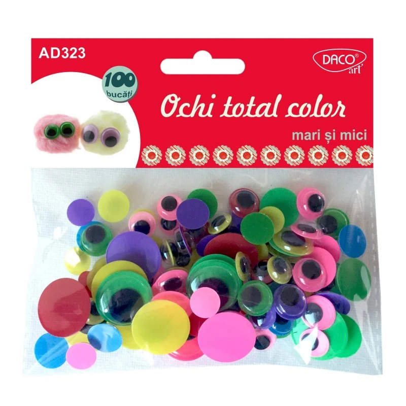 ACCESORII CRAFT - AD323 OCHI TOTAL COLOR MARI SI MICI DACO