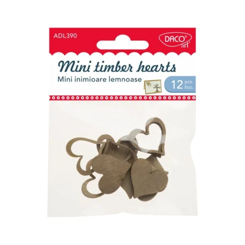 ACCESORII CRAFT - AD390 MINI INIMIOARE LEMNOASE DACO ACCESORII CRAFT - AD390 MINI INIMIOARE LEMNOASE DACO