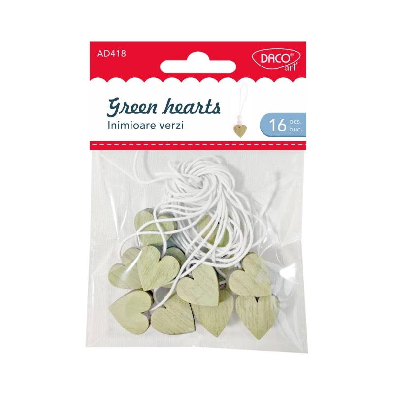 ACCESORII CRAFT - AD418 INIMIOARE VERZI DACO