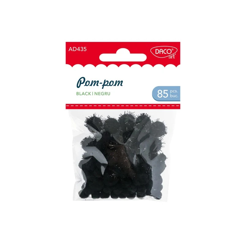 ACCESORII CRAFT - AD435 POM POM NEGRU DACO ACCESORII CRAFT - AD435 POM POM NEGRU DACO
