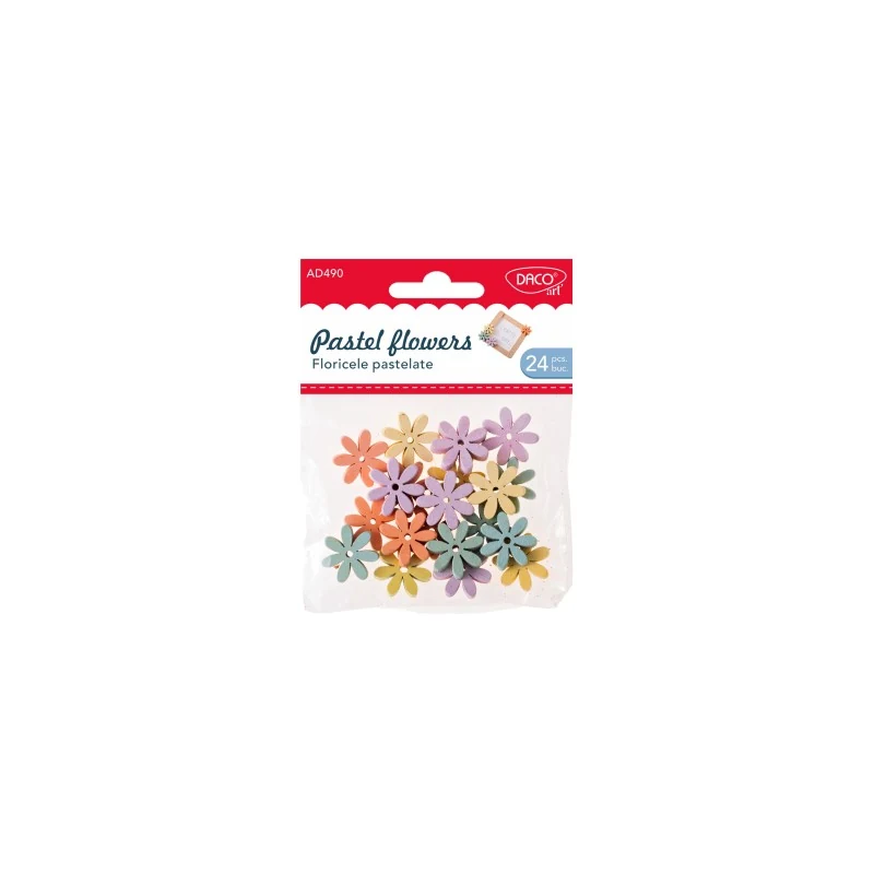 ACCESORII CRAFT - AD490 FLORICELE PASTELATE DACO