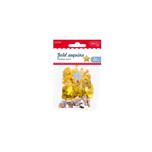 ACCESORII CRAFT - AD509 PAIETE AURII DACO