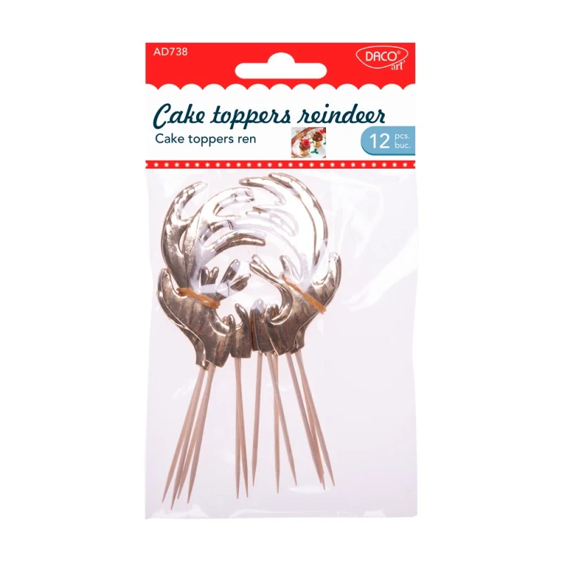 ACCESORII CRAFT - AD738 CAKE TOPPERS REN DACO ACCESORII CRAFT - AD738 CAKE TOPPERS REN DACO