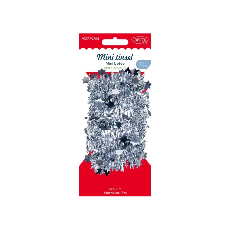 ACCESORII CRAFT - AD770AG MINI BETEA ARGINTIU DACO
