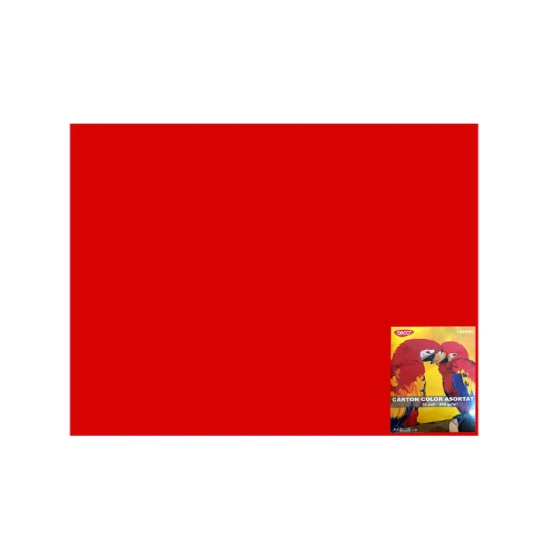 CARTON COLOR CN240RC ROSU CR 46X64 10COLI DACO 240G/MP CARTON COLOR CN240RC ROSU CR 46X64 10COLI DACO 240G/MP