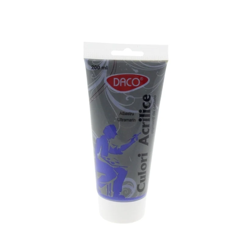 CULORI ACRIL 200ML DACO ALBASTRU ULTRAMARIN CU3200