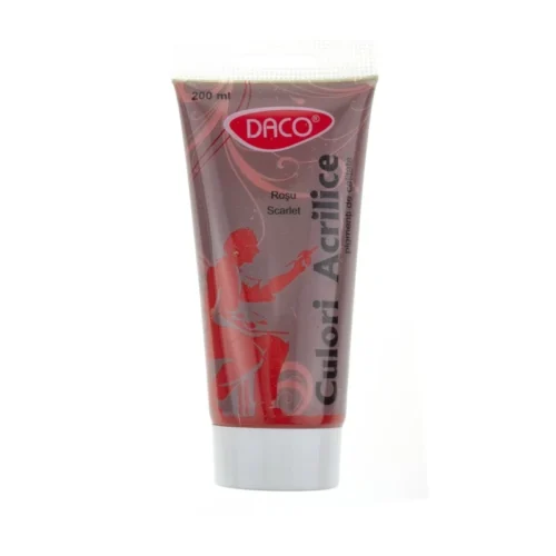 CULORI ACRIL 200ML DACO ROSU SCARLET CU3200