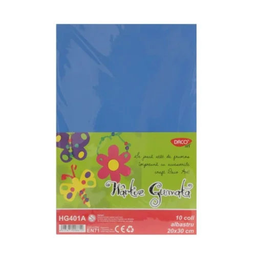 HARTIE GUMATA HG401A 20X30 CM 10COLI ALBASTRU DACO HARTIE GUMATA HG401A 20X30 CM 10COLI ALBASTRU DACO