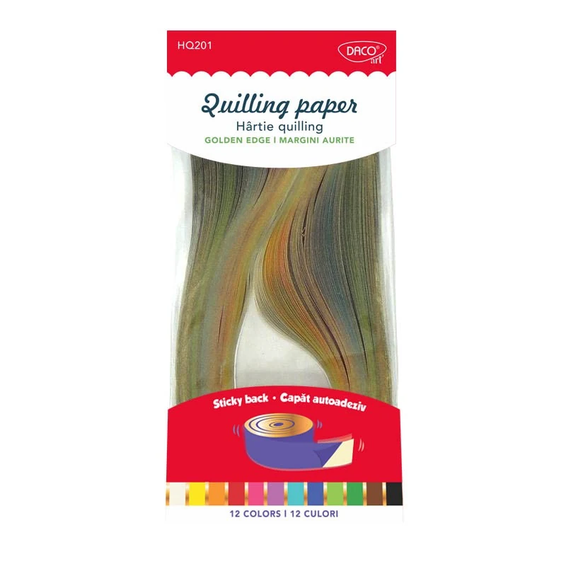 HARTIE QUILLING AA AURITA 42.5X0.5CM 200/SET DACO HQ201