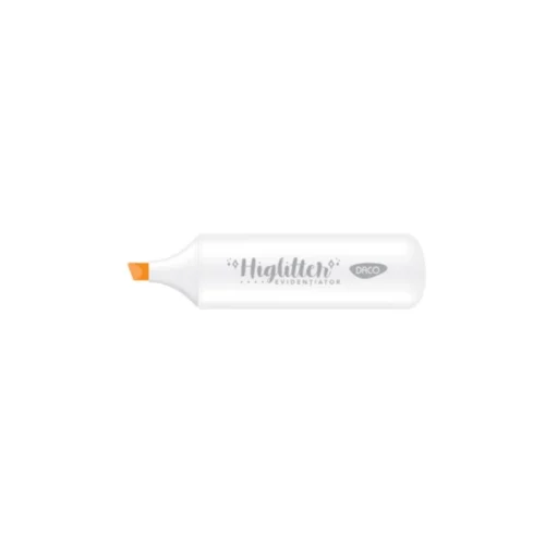 MARKER EVIDENTIATOR GLITTER DACO PORTOCALIU MK404P MARKER EVIDENTIATOR GLITTER DACO PORTOCALIU MK404P