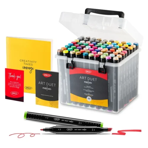 MARKER GRAFIC SET 80 ART DUET DACO MK680 MARKER GRAFIC SET 80 ART DUET DACO MK680