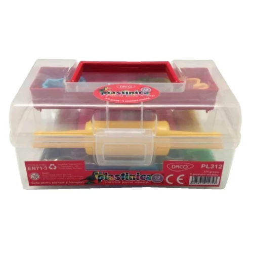 PLASTILINA 12C 375G CUTIE DACO PLASTINICA PL312