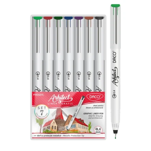 PIX DACO LINER GRAFIC ARHITECT COLOR SET 7 PX5507C PIX DACO LINER GRAFIC ARHITECT COLOR SET 7 PX5507C