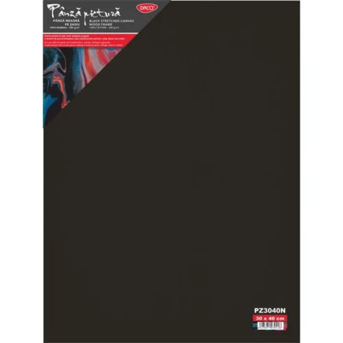 PANZA PICTURA NEAGRA PE SASIU 30X40CM DACO PZ3040N