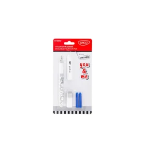 STILOU DACO CU RADIERA YOU AND ME ALB ST300W