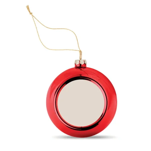 cx1466-05-180c91275c Glob de Crăciun în PP lucios cu plăcuță inclusă, pentru sublimare Happy Ball